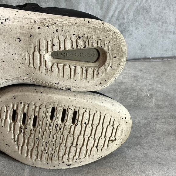 ROCKPORT Women's Black Knit TruFLEX Fly Washable Bungee Slip-On Sneakers SZ 8.5 - Picture 10 of 13